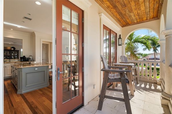 Interior, Kitchen, Recessed Lighting, Wooden Ceilings, Wood Texture Flooring