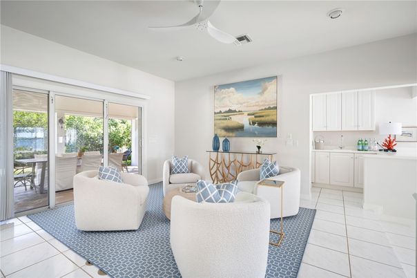 Interior, Kitchen, Living room, Recessed Lighting