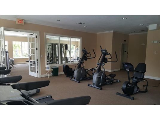 Fitness Equipment, Gym, Interior, Recessed Lighting