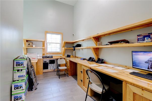 Home Office, Interior, Wood Texture Flooring