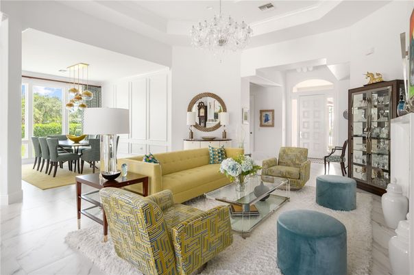 Chandelier, Dining room, Interior, Living room, Marble, Pendant Lights