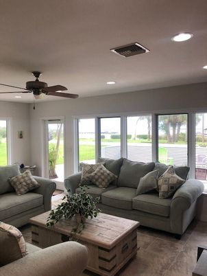 Interior, Living room, Recessed Lighting