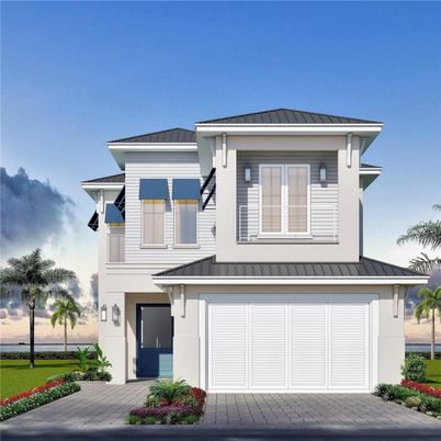 Attached, Exterior, Facade, Modern