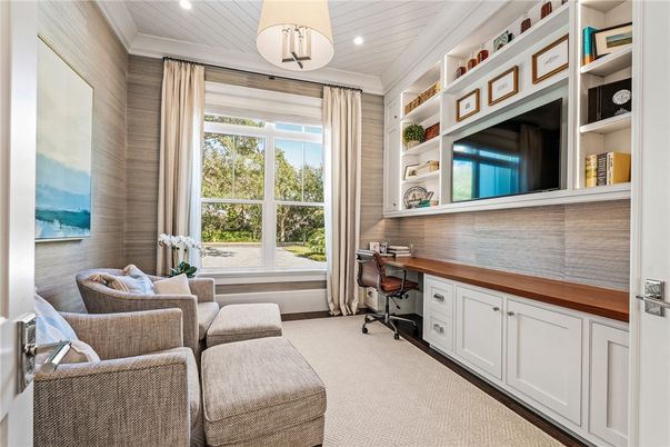 Home Office, Interior, Recessed Lighting