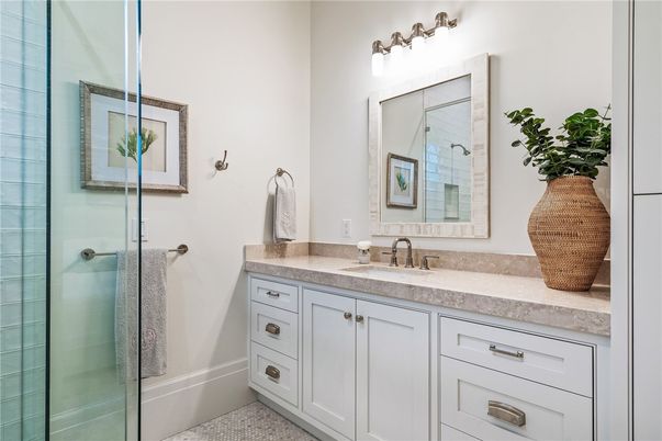 Bathroom, Glass Shower, Interior