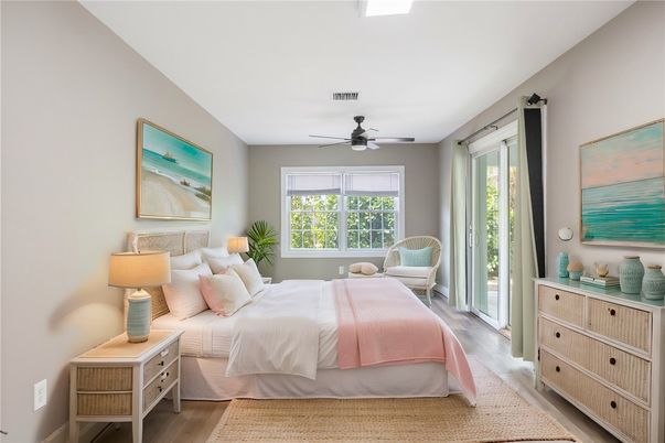 Bedroom, Interior, Wood Texture Flooring