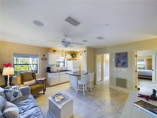 Interior, Kitchen, Living room, Recessed Lighting