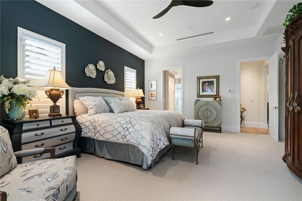 Bedroom, Interior, Recessed Lighting