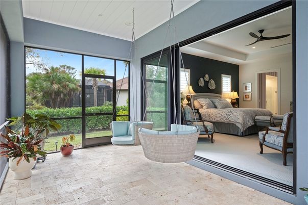 Bedroom, Interior, Recessed Lighting, Sun Room