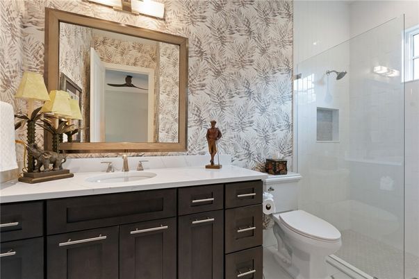 Bathroom, Glass Shower, Interior