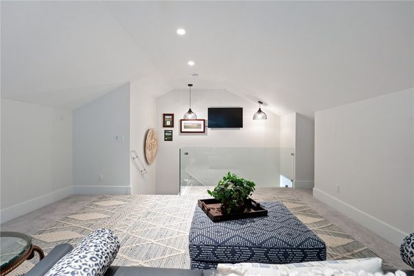 Bedroom, Interior, Pendant Lights, Recessed Lighting