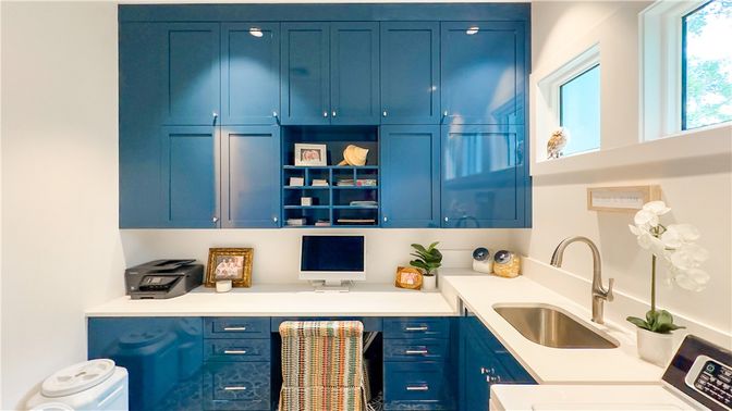 Home Office, Interior, Kitchen