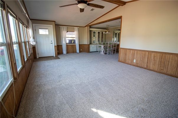 Dining room, Empty room, Interior