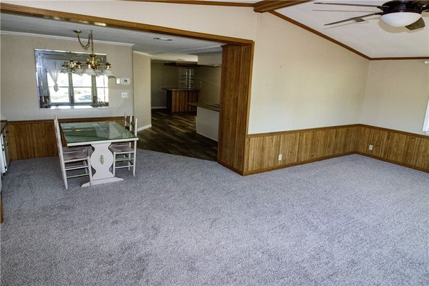 Dining room, Empty room, Interior, Wood Texture Flooring