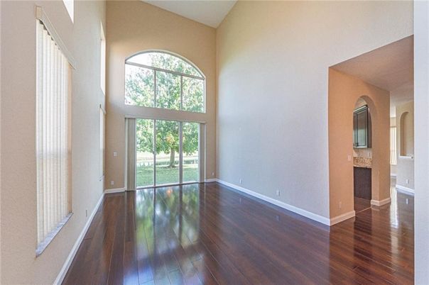 Empty room, Fireplace, Interior, Wood Texture Flooring