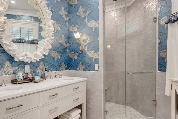 Bathroom, Glass Shower, Interior