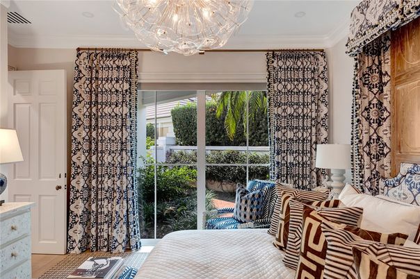 Bedroom, Chandelier, Interior