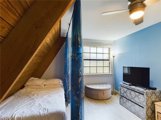Bedroom, Interior, Wooden Beams, Wooden Ceilings, Wood Texture Flooring