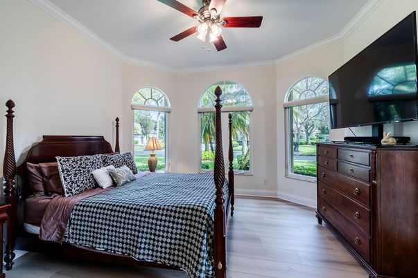 Bedroom, Interior, Wood Texture Flooring