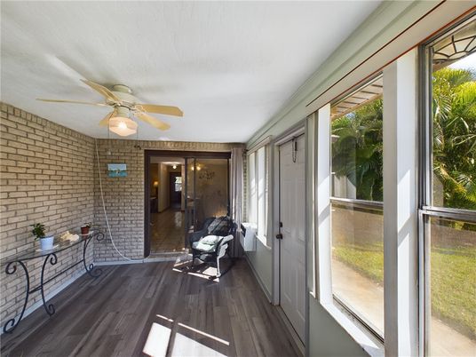 Interior, Stone Walls, Wood Texture Flooring