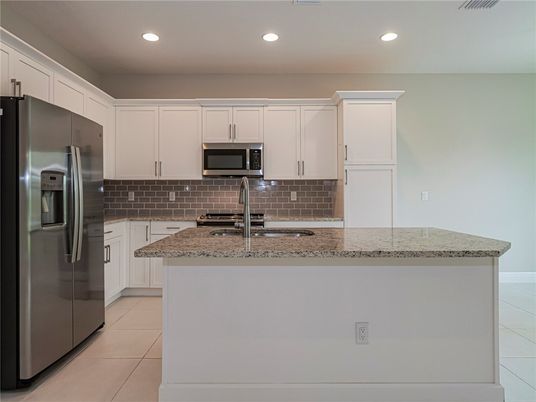 Interior, Kitchen, Recessed Lighting, Stainless Steel Appliances