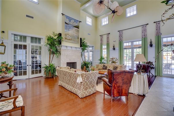 Fireplace, Interior, Living room, Wood Texture Flooring