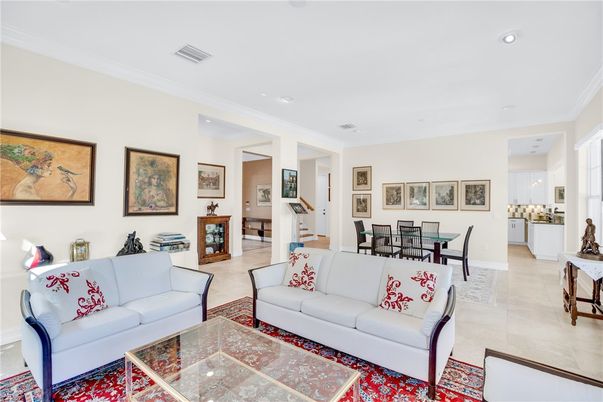 Dining room, Interior, Living room, Pendant Lights, Recessed Lighting