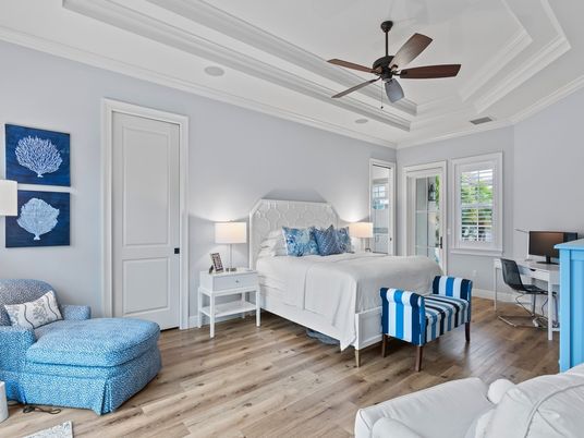 Bedroom, Home Office, Interior, Wood Texture Flooring