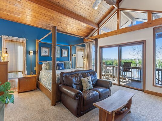 Bedroom, Interior, Wooden Beams, Wooden Ceilings