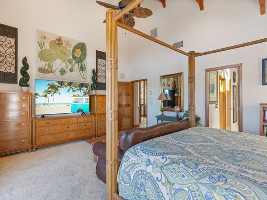 Bedroom, Interior, Wooden Beams