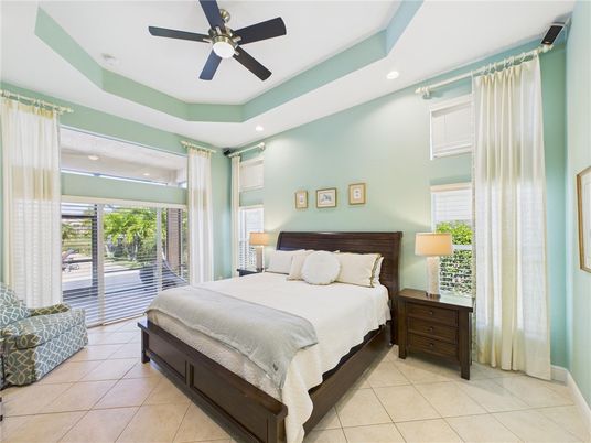 Bedroom, Interior, Recessed Lighting
