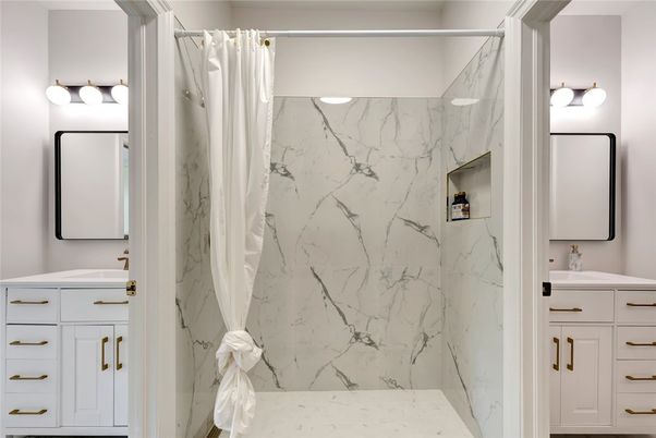 Bathroom, Interior, Marble Walls