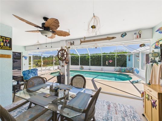 Dining room, Glass Ceilings, Interior, Pool, Sun Room