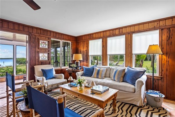 Interior, Living room, Water, Wood Texture Flooring, Wooden Walls