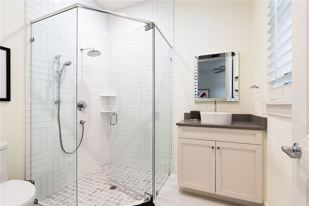 Bathroom, Glass Shower, Interior
