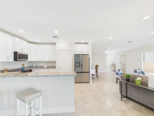 Interior, Kitchen, Recessed Lighting, Stainless Steel Appliances