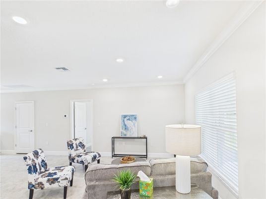 Interior, Living room, Recessed Lighting