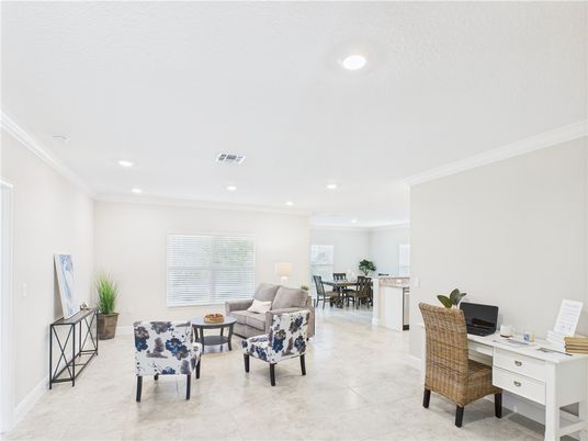 Home Office, Interior, Living room, Recessed Lighting