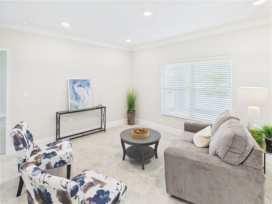 Interior, Living room, Recessed Lighting