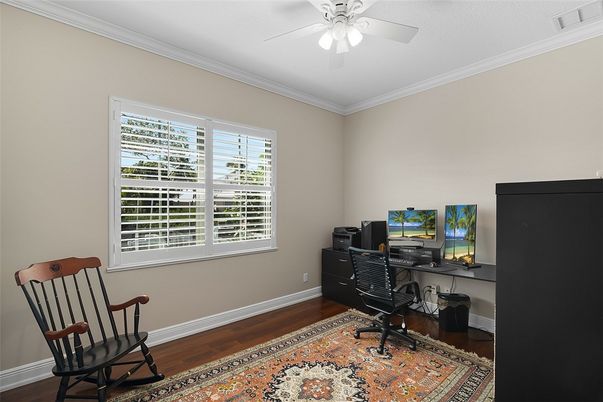 Home Office, Interior, Wood Texture Flooring