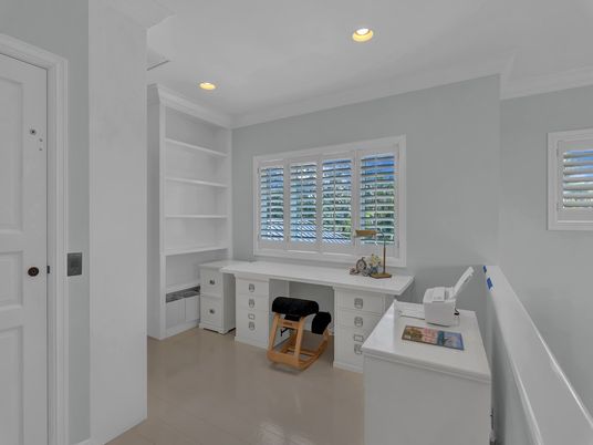 Home Office, Interior, Recessed Lighting