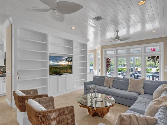 Interior, Living room, Recessed Lighting