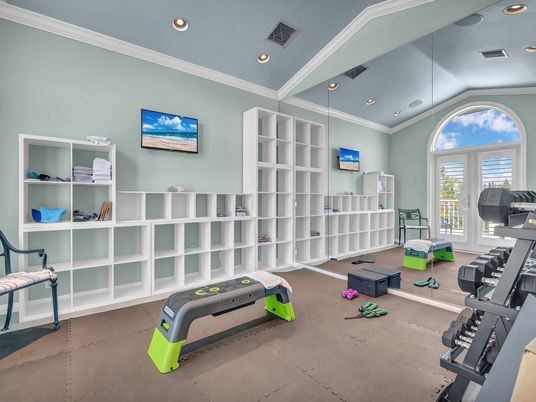 Fitness Equipment, Interior, Recessed Lighting
