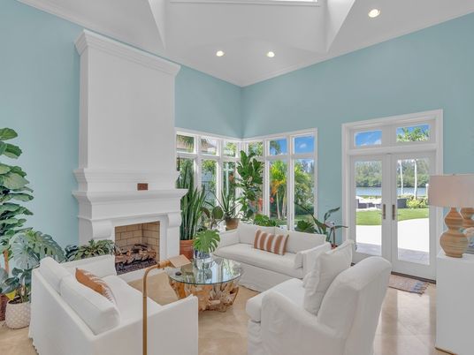 Fireplace, Interior, Living room, Recessed Lighting