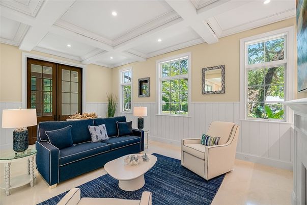 Interior, Living room, Recessed Lighting