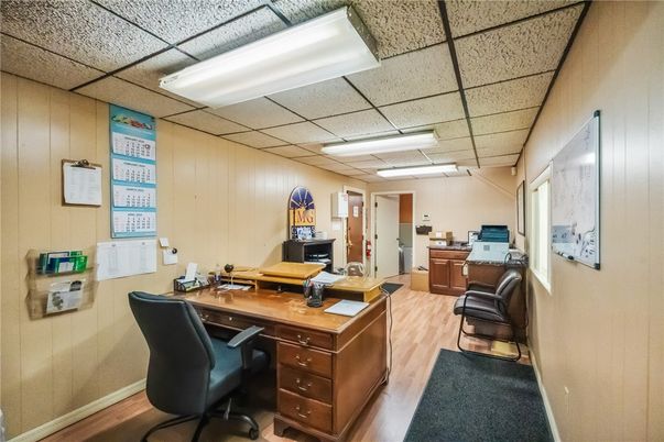 Home Office, Interior, Wood Texture Flooring