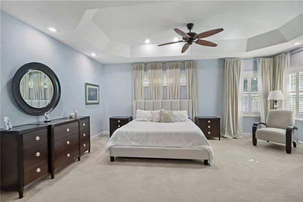 Bedroom, Interior, Recessed Lighting