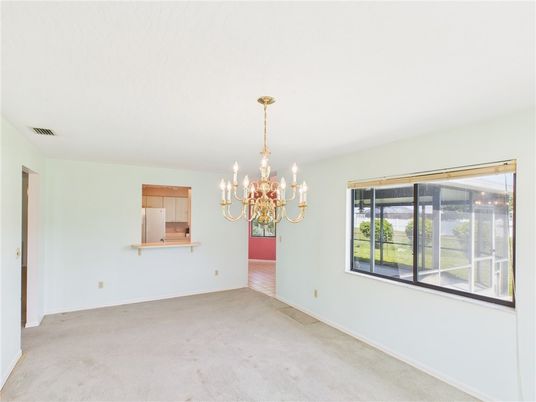 Chandelier, Empty room, Interior