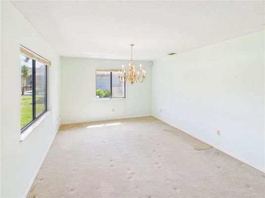 Chandelier, Empty room, Interior