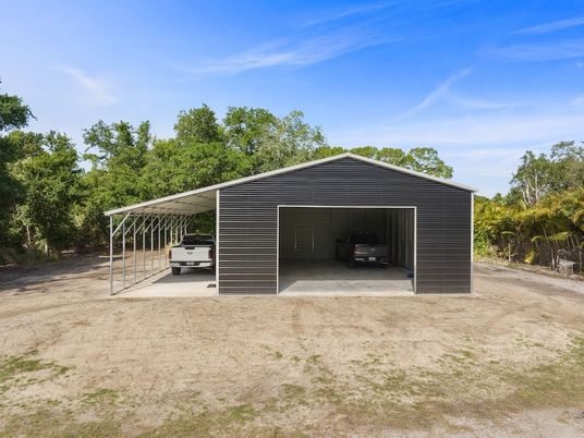 Backyard, Detached Garage, Exterior